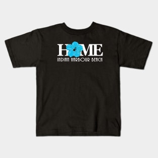 Home Indian Harbour Beach Blue Hibiscus Kids T-Shirt